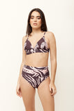 Top Anabella Panty Isa Flores Merlot Reversible