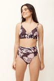 Top Anabella Panty Isa Flores Merlot Reversible