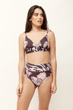 Top Anabella Panty Isa Flores Merlot Reversible