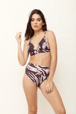 Top Anabella Panty Isa Flores Merlot Reversible